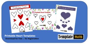 Printable Heart Template Thumbnail