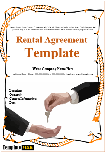 Rental Agreement Template – Stylish Format