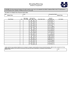 Call Log Template 18