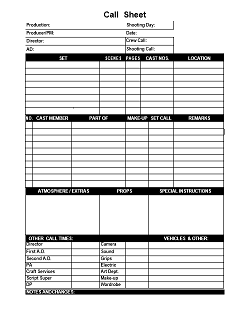 Call Log Template 27