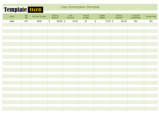 Free Loan Amortization Schedule Template – Professional Format