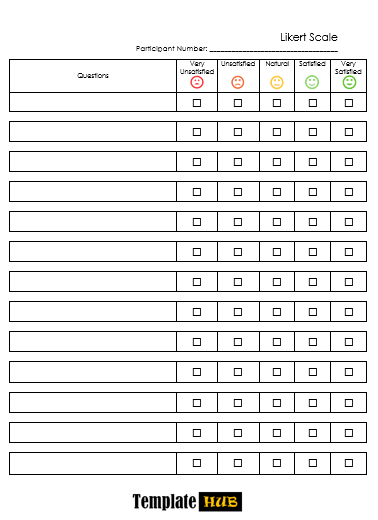 10 Free Likert Scale Templates & Samples - Templates Hub