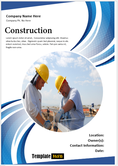 Construction Proposal Template – Professional Design