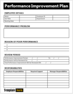 05 Free Performance Improvement Plan Templates - TemplateHub