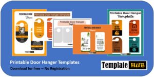 Printable Door Hanger Templates Header Image