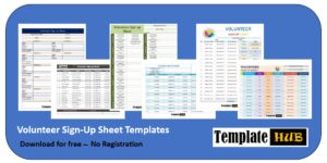 Volunteer Sign-Up Sheet Template Thumbnail