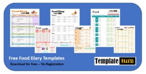 Free Food Diary Template Thumbnail