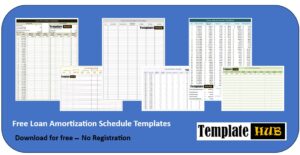 Free Loan Amortization Schedule Template Thumbnail