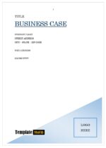 Business Case Templates - TemplateHub