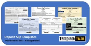 Deposit Slip Template Thumbnail