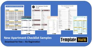 New Apartment Checklist Sample Thumbnail