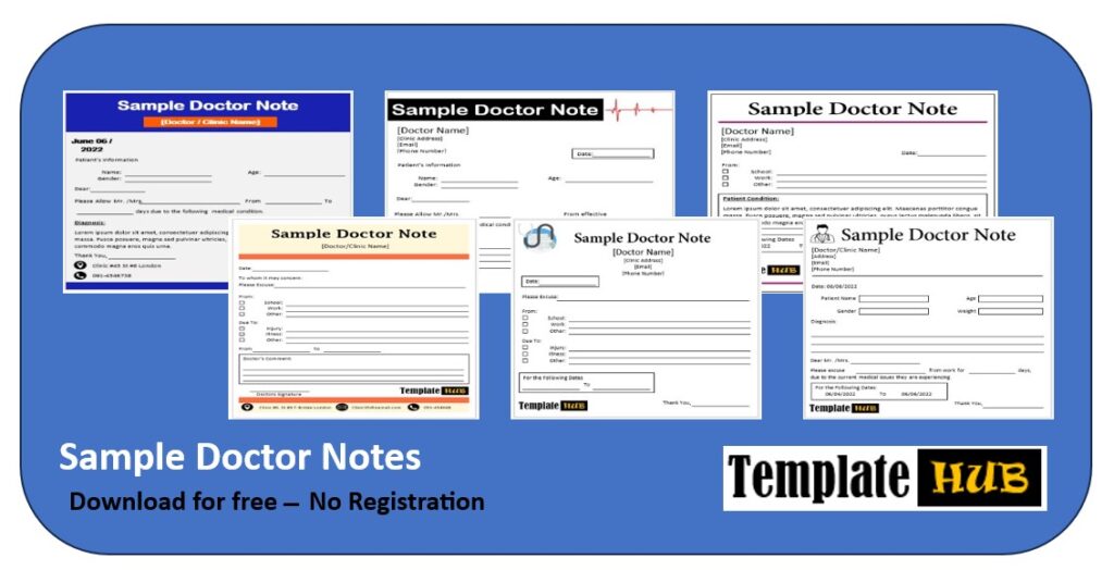 Sample Doctor Note Thumbnail