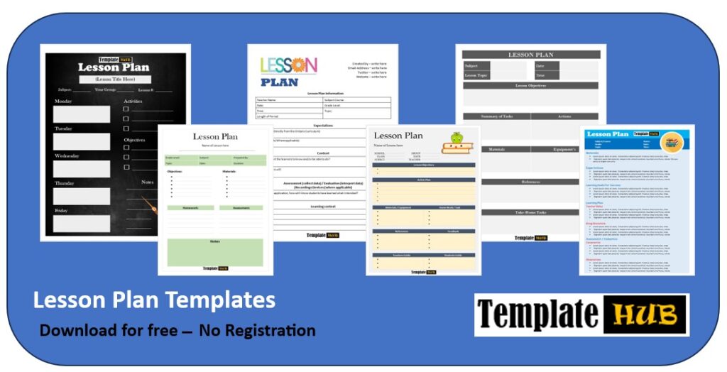 Lesson Plan Template Feature Image
