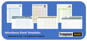 Attendance Sheet Template Thumbnail