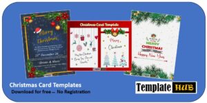 Christmas Card Template Thumbnail