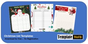 Christmas List Template Thumbnail