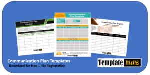 Communication Plan Template Thumbnail