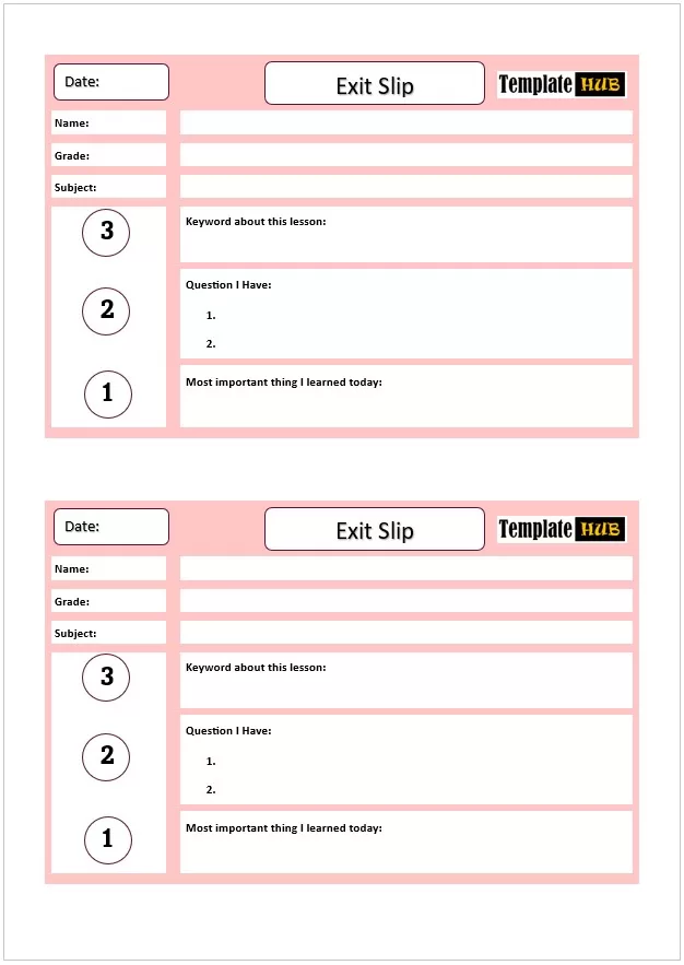 3 2 1 Exit Slip Template.docx