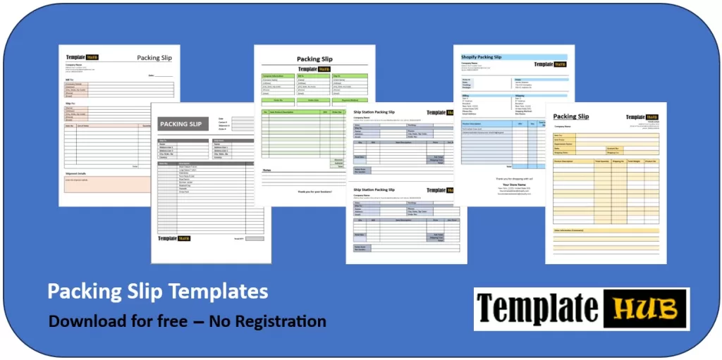 Packing Slip Template Cover Image