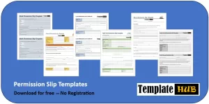 Permission Slip Templates Cover Image