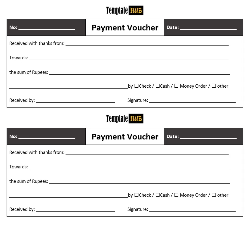 Payment Voucher Template 02