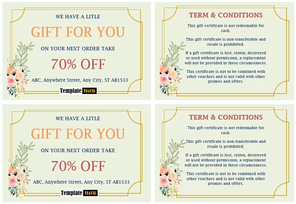 Spring Sale Gift Voucher