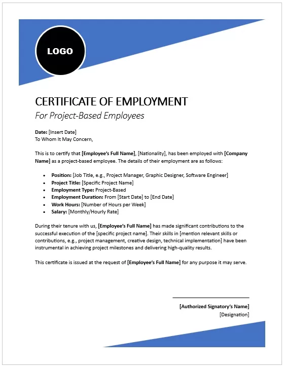 certificate of employment 05