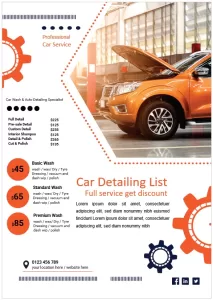 Car Detailing Price List Template -01